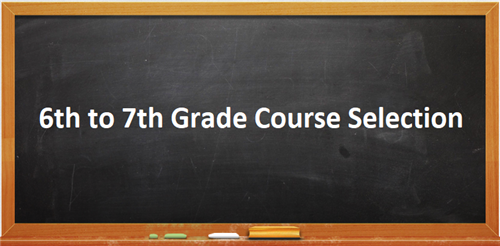 6th to 7th Course Selection 